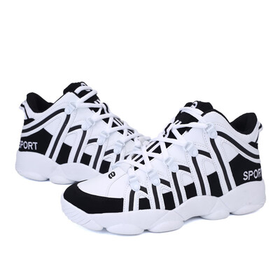 

High-top basketball shoes couple models non-slip outdoor shoes mens sports shoes