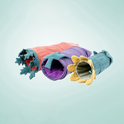 

Pet Cat Tunnel Playing Toy Funny Vegetable Shaped Indoor Winter Outdoor Tube Cat Hidden House Soft Plush Cat Sleeping Bed Toy