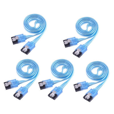 

50cm SATA 30 III 6Gbps High Speed HDD Data Cable Hard Disk Drive Cord Blue