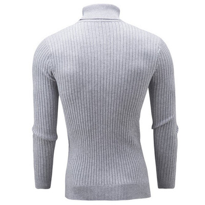 

Mens Turtleneck Sweatshirts Long Sleeve Knitted Warm Winter Pullover Shirts Tops