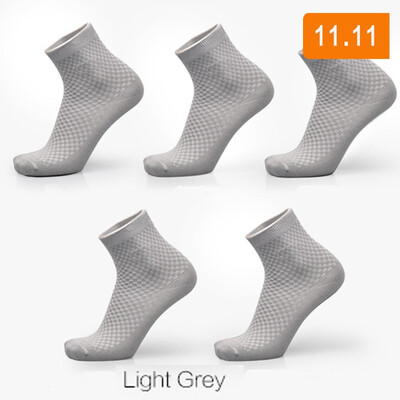 

Men Bamboo Fiber Socks Brand New Casual Business Anti-Bacterial Deodorant Breatheable Man Long Sock 5pairs lot