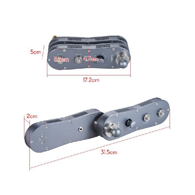 

Portable Camera Video Slider with Panning&Linear Motion Extends Up to 4X Distance with Mini Ball Head Phone Holder for DSLR IL