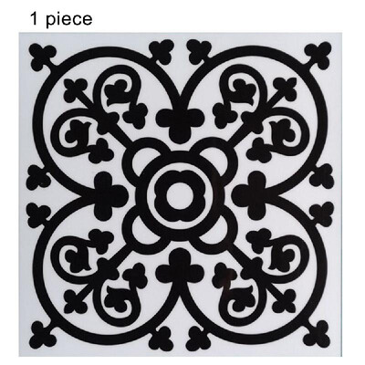 

1PC Self Adhesive Retro Tile Stickers Waterproof PVC Removable Wall Stickers Decals for Kitchen Bathroom Home Tidy Protection