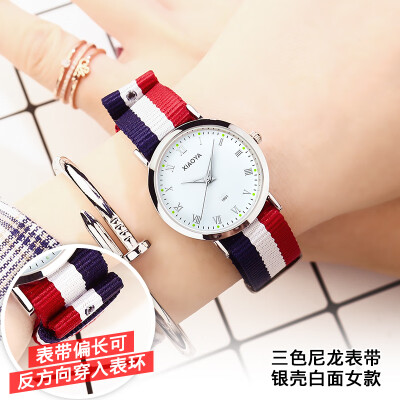 

Womens watch waterproof fashion 2019 new trend student leisure couple watch Korean version of simple atmospheric womens watch