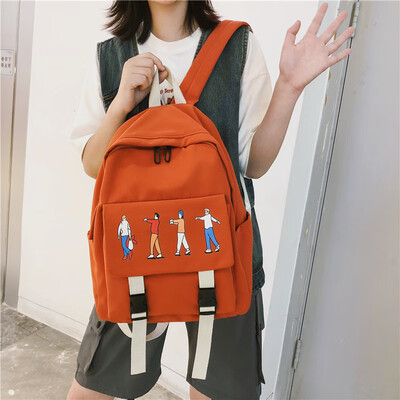 

Super Hot Backpack Girl Shoulder Bag Girl Campus Baitao Large Capacity Xiaoqingxin College Student Bag Girl Korean High School