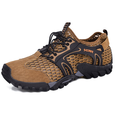 

Summer mens shoes breathable shoes mens net shoes 2019 new mesh summer tide shoes sports outdoor leisure hiking shoes