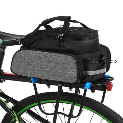 

Lixada 13L Multifunctional Bicycle Rear Seat Bag Outdoor Cycling Bike Rack Seat Bag Rear Trunk Pannier Backseat Bag Handbag Should