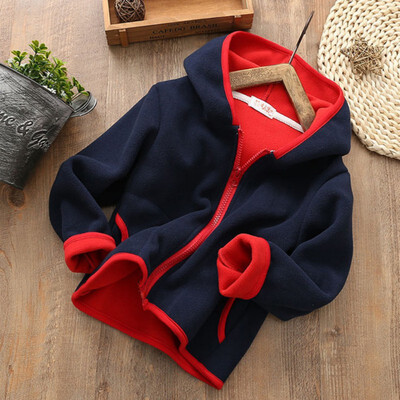 

Autumn Baby Kids Girl Boy Outerwear Letter Print Long Sleeve Casual Plus Velvet Hoodie Zipper Sweatshirt Kids Outfits Tops