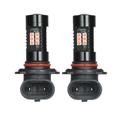

2Pcs LED Bulb Lights Auto Lamp Bulbs Car Light 9006 Red