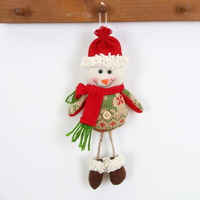 

〖Follure〗Christmas Ornaments Gift Santa Claus Snowman Reindeer Toy Doll Hang Decorations