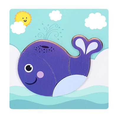 

Gotoamei Development Baby Toys 3D Wooden Puzzle Cartoon Learning Educational Kids Toy