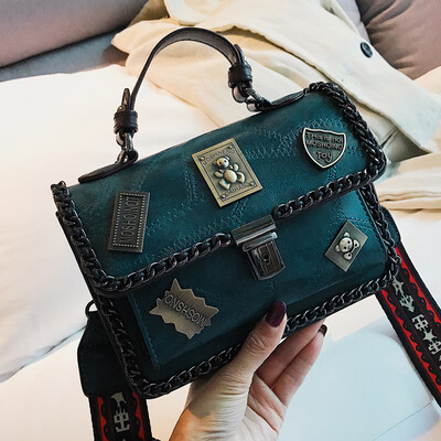 

Bags women2019 new tide style retro-chic chain single-shoulder single-shoulder hand-held small square bag