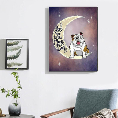 

Full Square&round Diamond Painting 5D DIY Dog Diamond Embroidery Cartoon Resin Drill Picture Of Rhinestone Decor Home