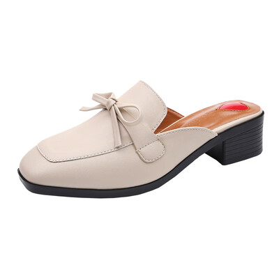 

AA-1 Korean version of the fashion sweet Baotou shoes thick with super move thin womens shoes fla