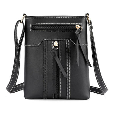 

Vintage Women Solid Color Shoulder Messenger Handbags Leather Crossbody Bag
