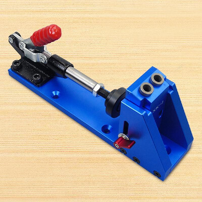 

Aluminium Alloy Oblique Hole Jig Kit System for Wood Working Punch Locator with Base&95mm Puncher Woodworking Tool Set