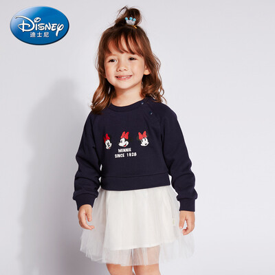 

Disney Disney self-employed childrens clothing girls small childrens mesh yarn mosaic dress skirt 2019 spring&summer new DA9160D7E01 Navy 80