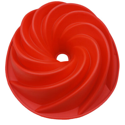 

Large hollow spiral cake mold baking tray biscuit oven with silicone mold 249cm