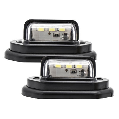

2x 1224V LED LICENSE PLATE TAG LIGHT BOAT RV TRUCK TRAILER INTERIOR STEP LAMP