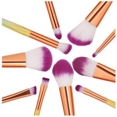 

Toponeto 10pcs Cosmetic Makeup Brush Blusher Eye Shadow Brushes Set Kit