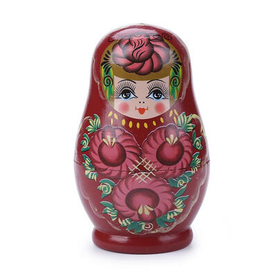 

5 Layer Novelty Russian Nesting Doll Wooden Matryoshka Set Hand Painted
