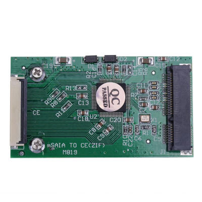 

1pc Mini SATA mSATA PCI-E IPOD SSD to 40pin 18inch ZIF CE Converter Card