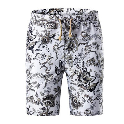 

Toponeto Men Suit Casual Slim Stand Collar Printing Button Short Sleeve Set Pant Blouse