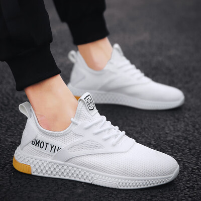 

Summer net shoes mens shoes breathable sports casual canvas small white tide shoes Korean version of the trend of mens wild shoes white shoes