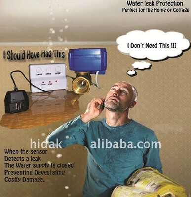 

Prevent Water Loss Water Leakage Detetor Sensor Alarms Water Saver HIDAKA WLD-806 DN15 single valve