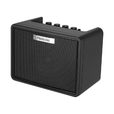 

Portable Desktop Guitar Amplifier 3W Electric Guitar Mini Modeling Amp with 2 Channels Clean Distortion Built-in Delay Effect BT C