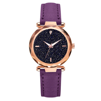 

Womens Alloy Quartz Watch Fashion Star Watch Trend PU Watch Hot Sale
