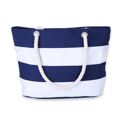 

Women Beach Canvas Bag Fashion Stripes Printing Handbags Ladies Large Shoulder Bag Totes Casual Bag Shopping Bags