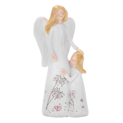 

Resin Crafts Mother Daughter Angel Sculpture Ornaments Mothers Day Gift