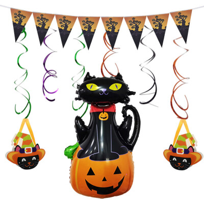 

Toponeto Combination Balloon Halloween Celebration Party Decoration