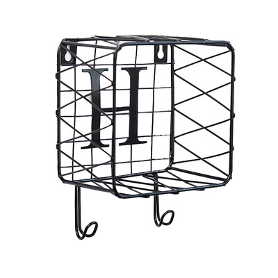

Gobestart Hooks Wall Mount Keys Mail Letter Organizer Storage Rack Holder Hanger Home