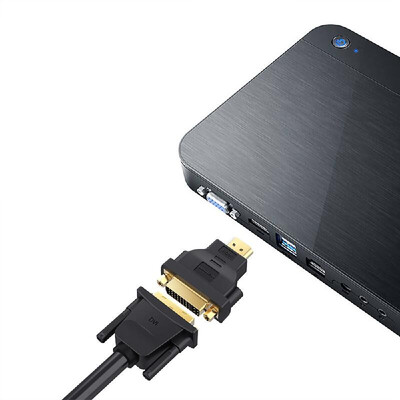 

VENTION HD Male to DVI Female Adapter DVI241245 to 1080P HD Video Converter Cable DVI to HD&HD to DVI for Laptop