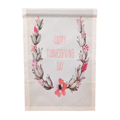 

Tailored Happy Thanksgiving Garden Flags House Decor Mini Yard Banner 12 x 18