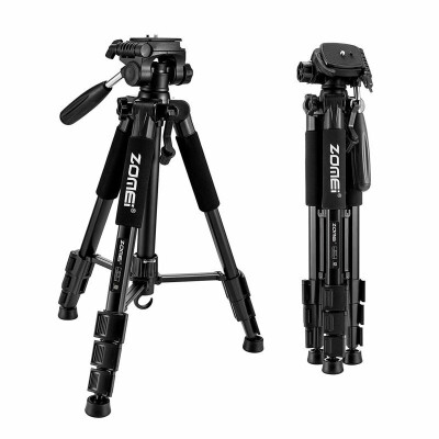 

ZOMEI Professional Fluid Head Tripod Portable For DSLR Camera Camcorder DV