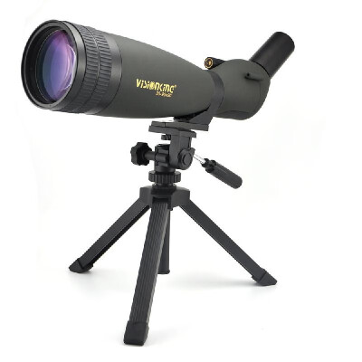 

Visionking 30-90X90 Angled Waterproof Spotting Scope Outdoor Hiking Bird Watching Portable HD Monocular Telescope with Tripod