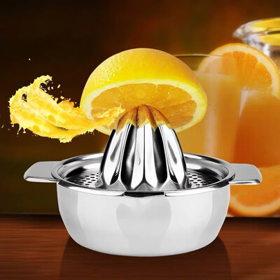 

Gobestart Stainless Steel Lemon Orange Squeezer Juicer Hand Manual Press Kitchen
