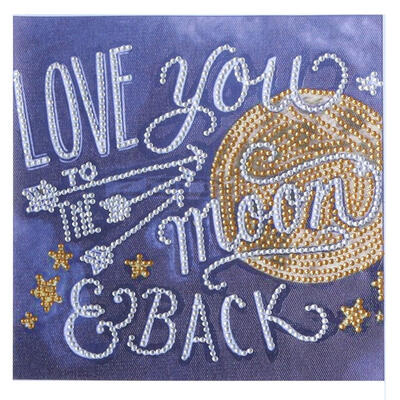 

5D DIY Special Shaped Diamond Painting LOVE YOU Cross Stitch Embroidery Kit