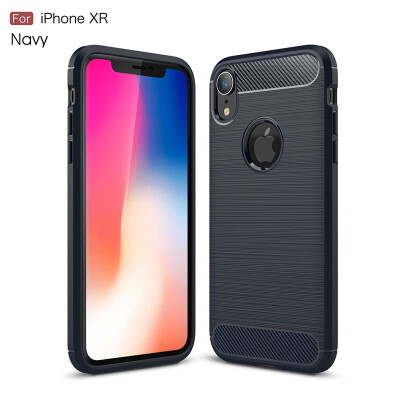 

BONGEM Apple iPhone XR Case with Flexible&Durable Shock Absorption with Carbon Fiber Design