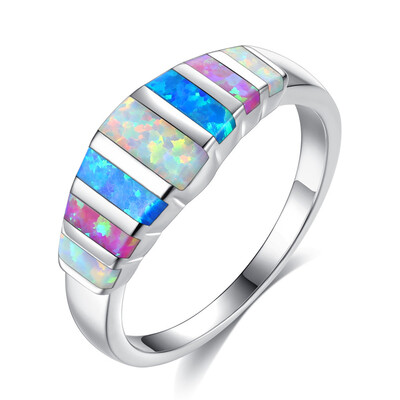 

Opal Natural Stone Opal Ring Lady\ Hand