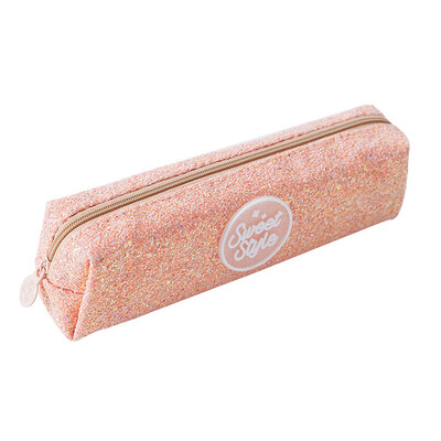 

Toponeto Creative Sequins Large Capacity Student Stationery Pencil Case School Supplies