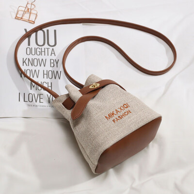 

Small package bag2019 new style simple&simple mini-bucket bag Korean version one-shoulder one-shoulder one-shoulder ba