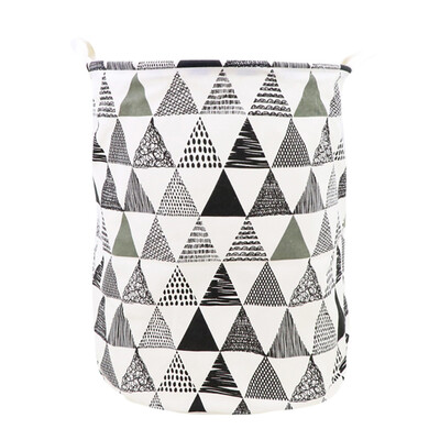

〖Follure〗Waterproof Canvas Laundry Clothes Basket Storage Basket Folding Storage Box