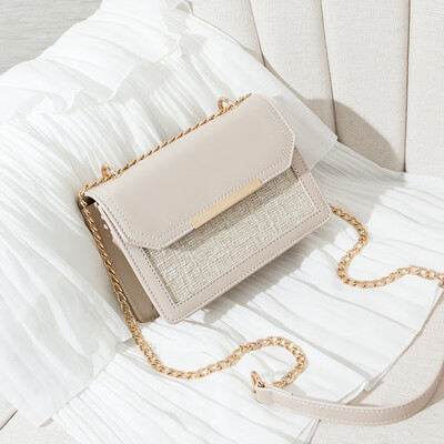 

Autumn&winter fresh female bag tide Korean version of the chain hour still single shoulder oblique satchel