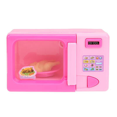

Mini Simulation Kitchen Toys Kids Children Play House Toy Microwave Oven