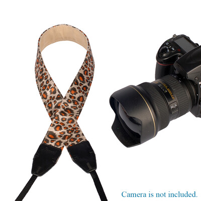 

LYNCA Leopard Series Universal Camera Shoulder Strap Belt Cotton Superior Cowhide Material for SLR DSLR Canon Nikon