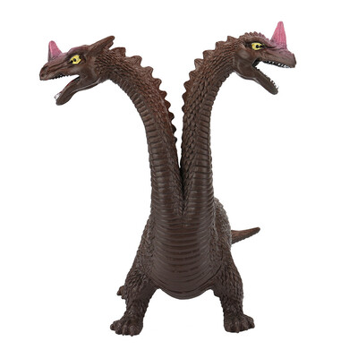 

Tailored Education Science Toy Simulated Twin-headed Dragon Model Kids Children Bath Toy